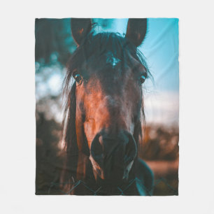 MANTA POLAR RETRATO DE HORSE