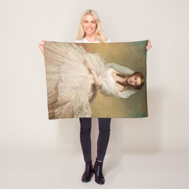 Manta Polar Retrato De La Princesa Alexandra (In situ)