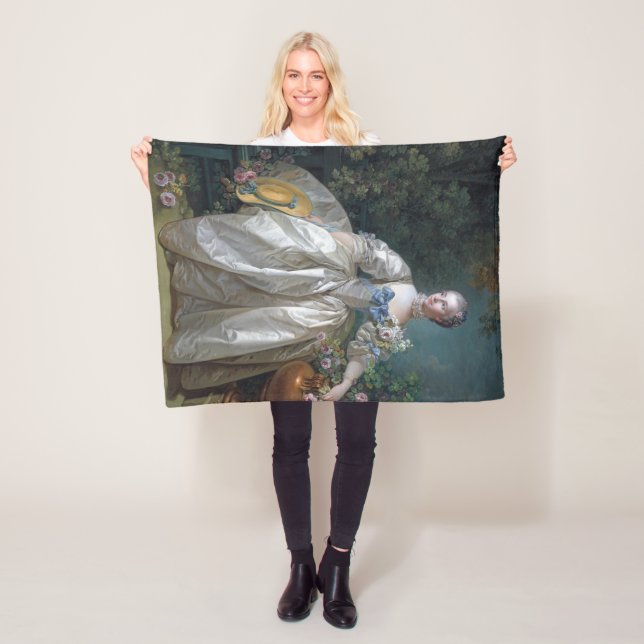 Manta Polar Retrato de Madame Bergeret, Boucher (In situ)