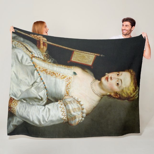 Manta Polar Retrato de una dama de Paul Rubens (In situ)