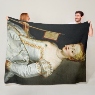 Manta Polar Retrato de una dama de Pedro Pablo Rubens