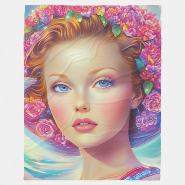 Manta Polar Retrato etéreo de la corona (Anverso)