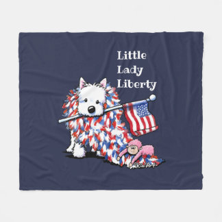 Manta Polar Retrato kiniArt Liberty Westie