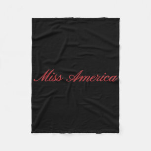 Manta Polar Retro Americana Bebé Miss América Estética 4 de
