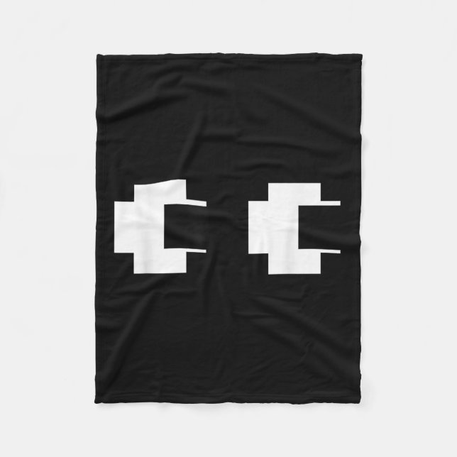 Manta Polar Retro Arcade Video Game Ghost Eyes Halloween Group (Anverso)