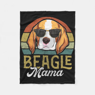 Manta Polar Retro Beagle Mama Shirt Women
