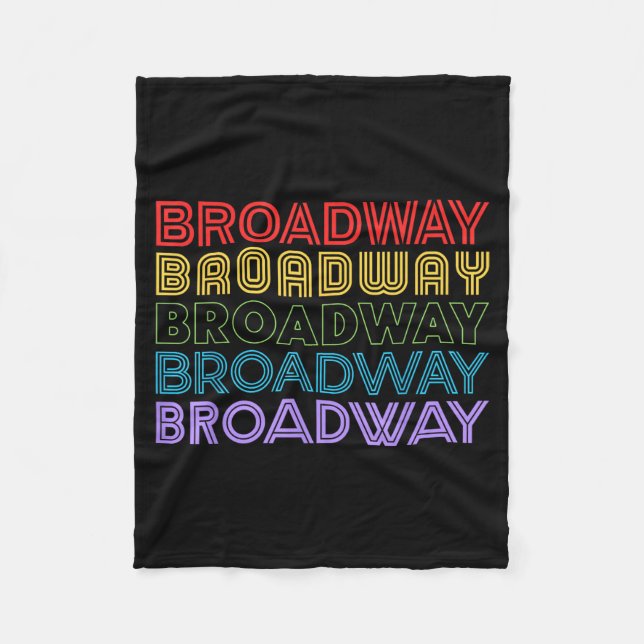 Manta Polar Retro Broadway Music Lover Theatre Musical Theater (Anverso)