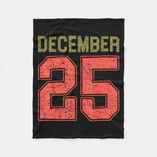 Manta Polar Retro Christmas Shirts Men Women December 25 Xmas  (Anverso)