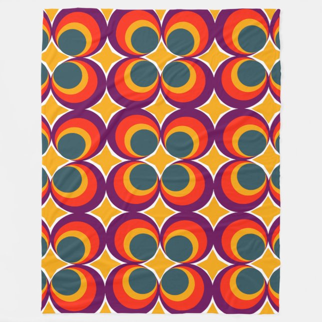 Manta Polar Retro Clovers (Anverso)