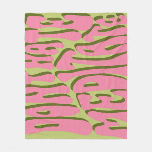 Manta Polar Retro de los años 70: Poster motivacional 'Meditat