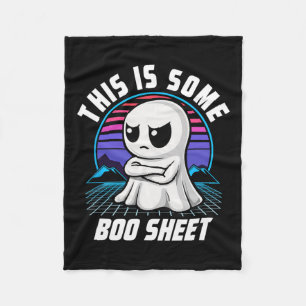 Manta Polar Retro Esta Es Una Hoja De Bote De Fantasma Hallowe