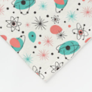 Manta Polar Retro Estallido de Estrellas Atómicas y Átomos en