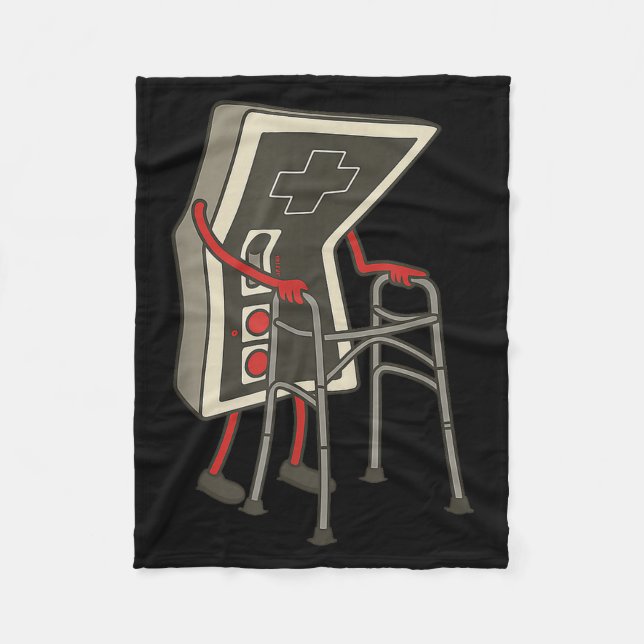 Manta Polar Retro Gaming Controller Old Gamer With Walker Funn (Anverso)