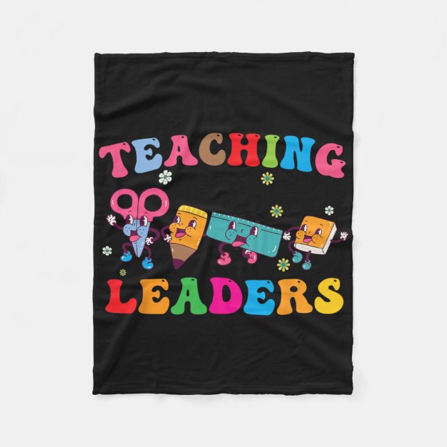 Manta Polar Retro Groovy Teaching Future Leaders Back To Schoo (Anverso)