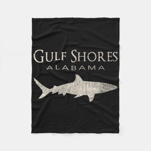 Manta Polar Retro Gulf Shores Al Shark (Anverso)