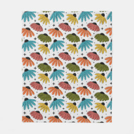 Manta Polar Retro Halftone Coneflowers