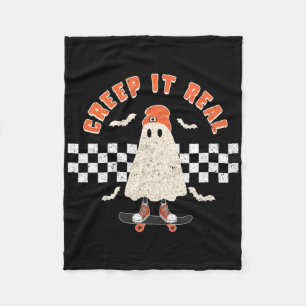 Manta Polar Retro Halloween Creep It Real Ghost Boy Fall Seaso