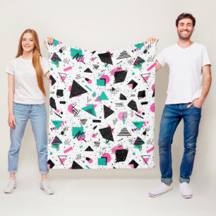 Manta Polar Retro Memphis Geometric Pattern