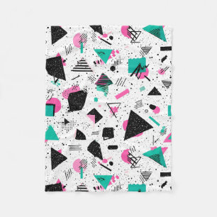 Manta Polar Retro Memphis Geometric Pattern