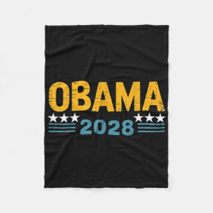Manta Polar Retro Obama vintage para las mujeres del president
