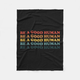 Manta Polar Retro Sea Una Buena Amabilidad Humana Diciendo Mes
