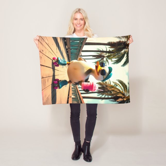 Manta Polar Retro Summer Funny Roller Duck (In situ)