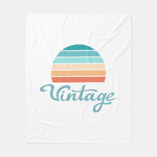 Manta Polar Retro Sunset+Guión de época con problemas