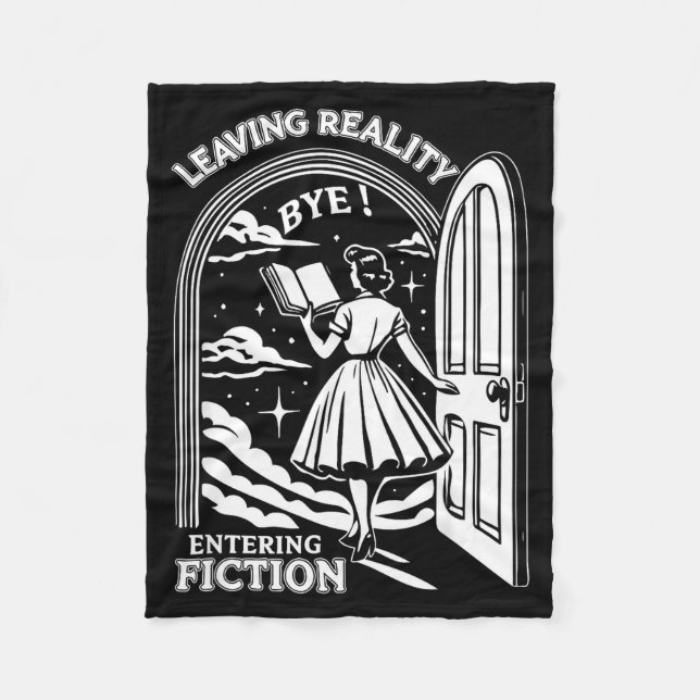 Manta Polar Retro Trendy Bookish Book Lover Reading Quotes Lea (Anverso)