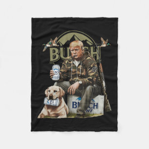 Manta Polar Retro Trump Caza Cerveza Divertida Beer Beer