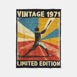 Manta Polar Retro Vintage 1971 Baseball Lover Limited Edition