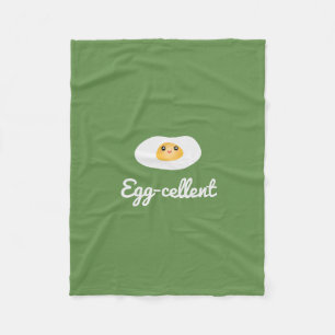 Manta Polar Retruécano chistoso de la comida de Eggcellent de