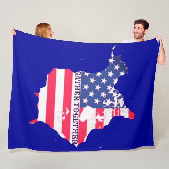 Manta Polar reunir juntos Fleece Blanket (In situ)