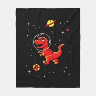 Manta Polar Rex Dinos Del Tirano Rojo En El Espacio