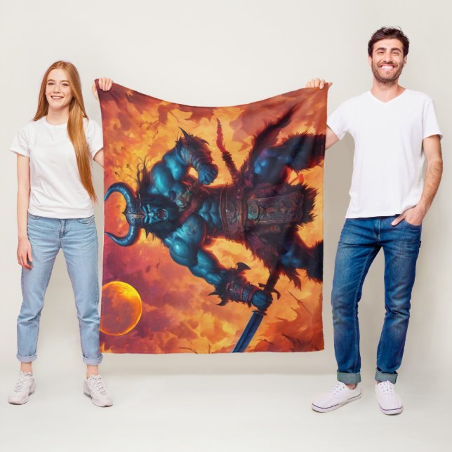 Manta Polar Rey bárbaro (In situ)