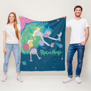 Manta Polar RICK AND MORTY™   Abandonar El Portal Infectado