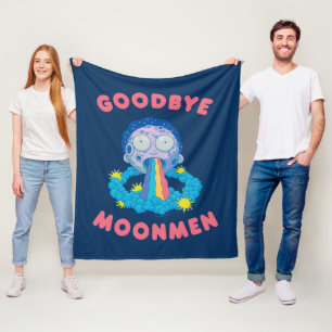 Manta Polar RICK AND MORTY™   Adiós Moonmen