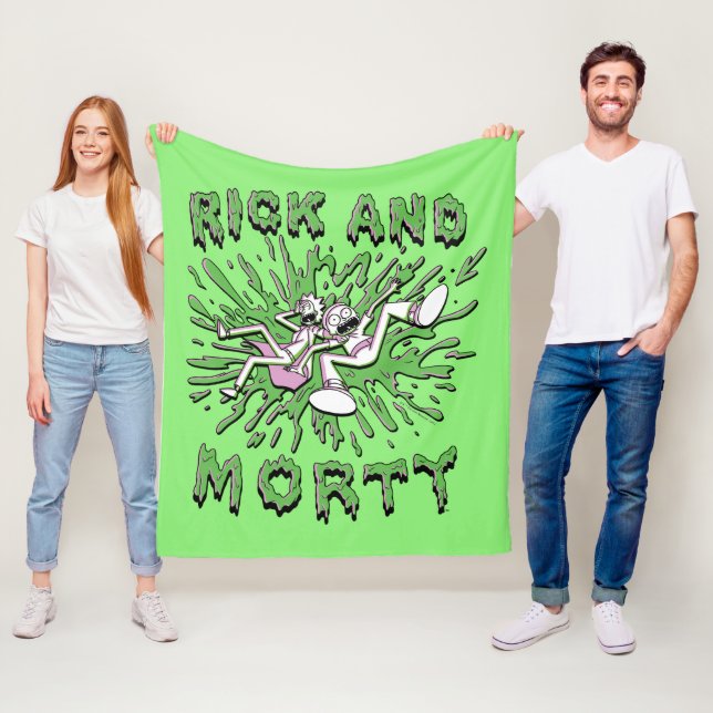 Manta Polar RICK AND MORTY™ | Caer En El Ácido Vat (In situ)