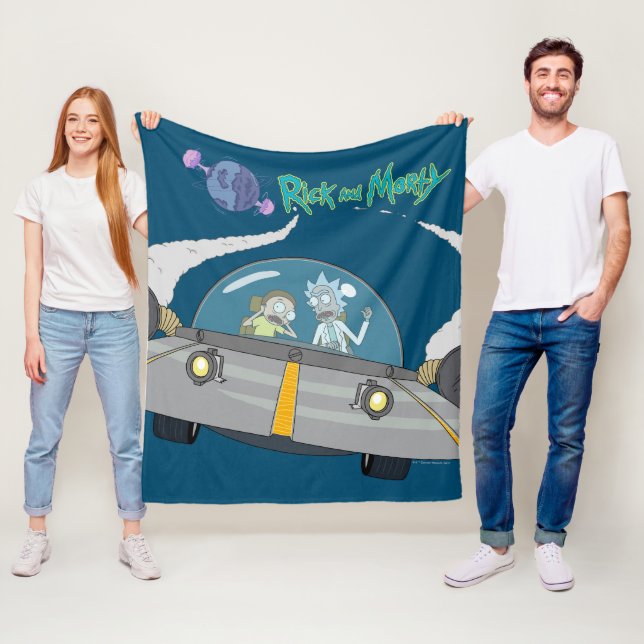 Manta Polar RICK AND MORTY™ | Despegar En Buques Espaciales (In situ)