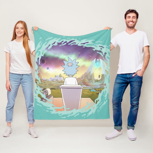 Manta Polar RICK AND MORTY™ | Lugar privado de Rick (In situ)