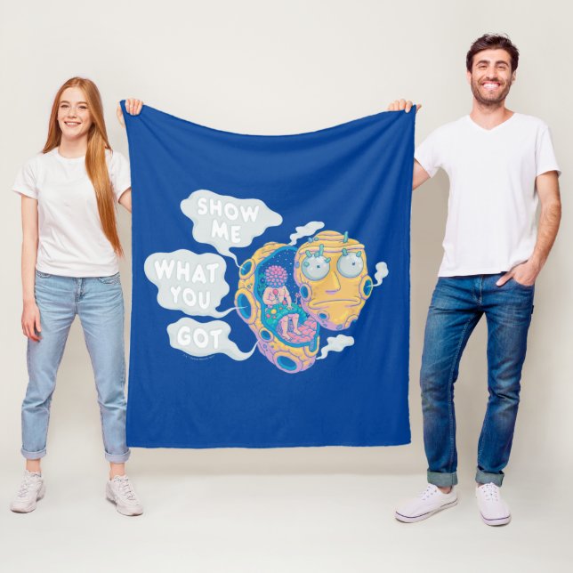 MANTA POLAR RICK AND MORTY™ | MOSTRARME LO QUE TENÍAS (In situ)