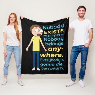 Manta Polar RICK AND MORTY™ Nadie Existe A Propósito
