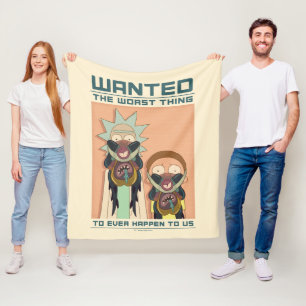 Manta Polar RICK AND MORTY™ Poster de Glorzo Wanted