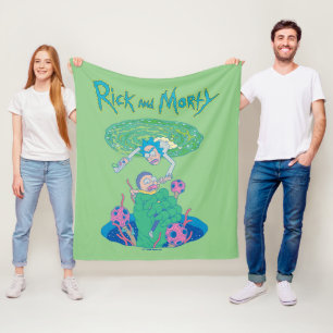 Manta Polar RICK AND MORTY™ Rescate del portal