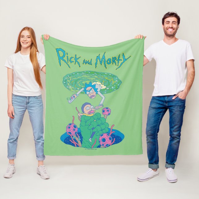 Manta Polar RICK AND MORTY™ | Rescate del portal (In situ)