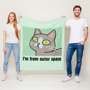 Manta Polar RICK AND MORTY™ Soy del espacio exterior