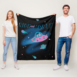 Manta Polar RICK AND MORTY™   Viajar por el espacio