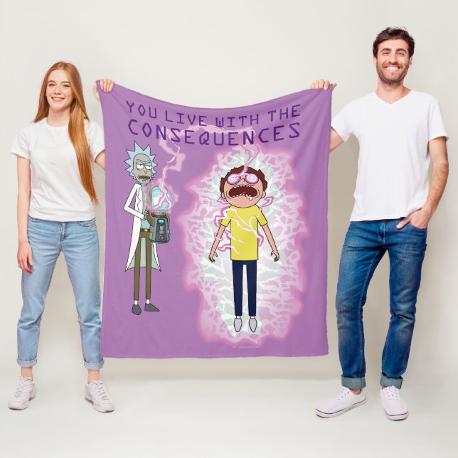 Manta Polar RICK AND MORTY™ | Vives Con Las Consecuencias (In situ)