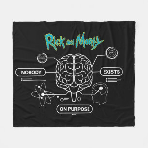 Manta Polar RICK Y MORTY™ Descargar Cerebro de Respaldo