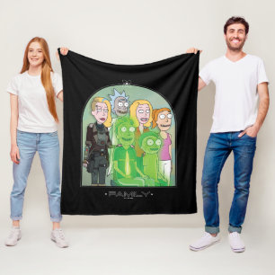Manta Polar Rick y Morty Family Graphic