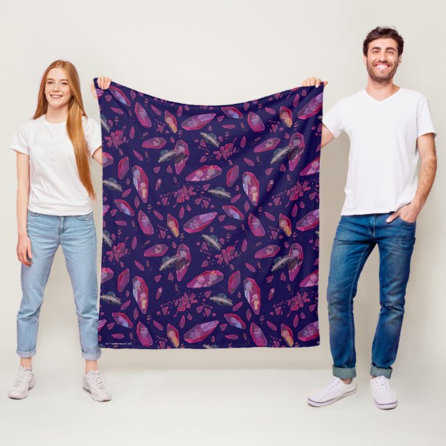 Manta Polar Rick y Morty Time Crystal Pattern (In situ)